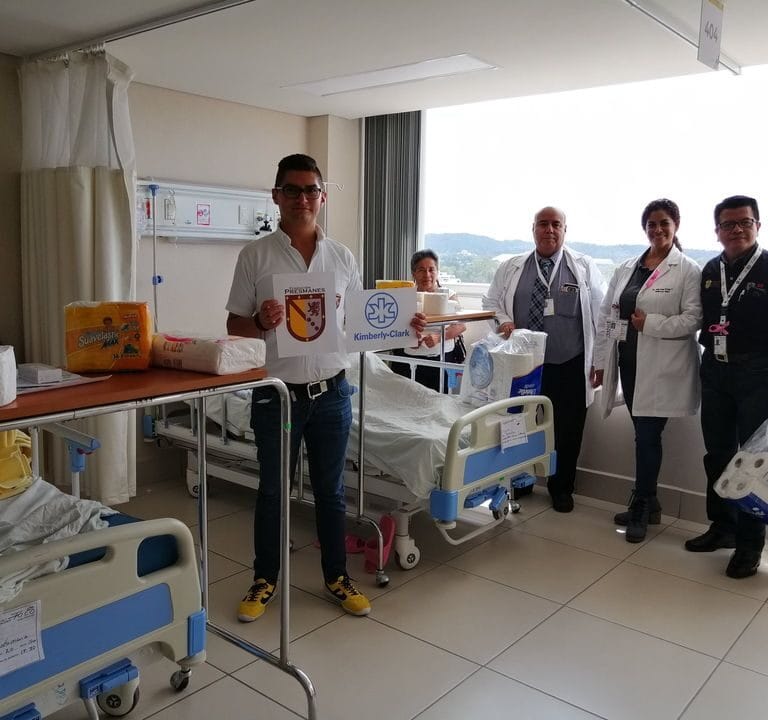 Fundación Presmanes Jiménez Díaz AC acudió al Hospital Regional de Xalapa "Dr. Luis F. Nachón" en los meses de septiembre y octubre para realizar la donación de pañales